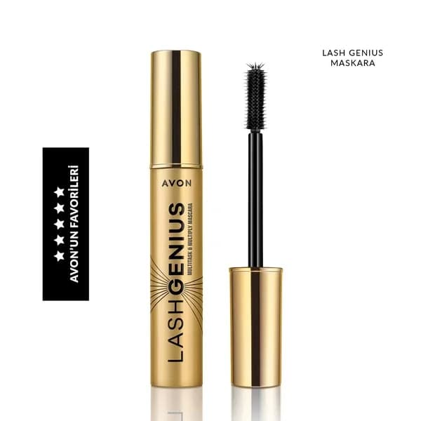 Avon ماسكارا أفون لاش جينيوس بني أسود