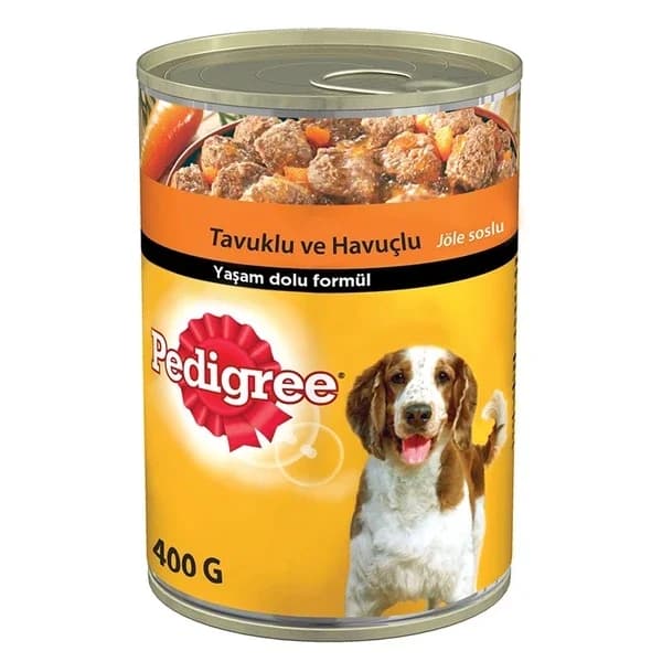 Pedigree طعام الكلاب المعلب من بيدجري بالدجاج والجزر 400 غرام