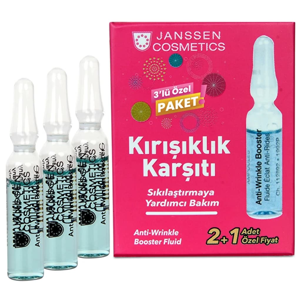 Janssen Cosmetics أمبولات تفتيح البشرة ومضادة للتجاعيد من جانسن كوزماتيكس، عبوة من 3 قطع