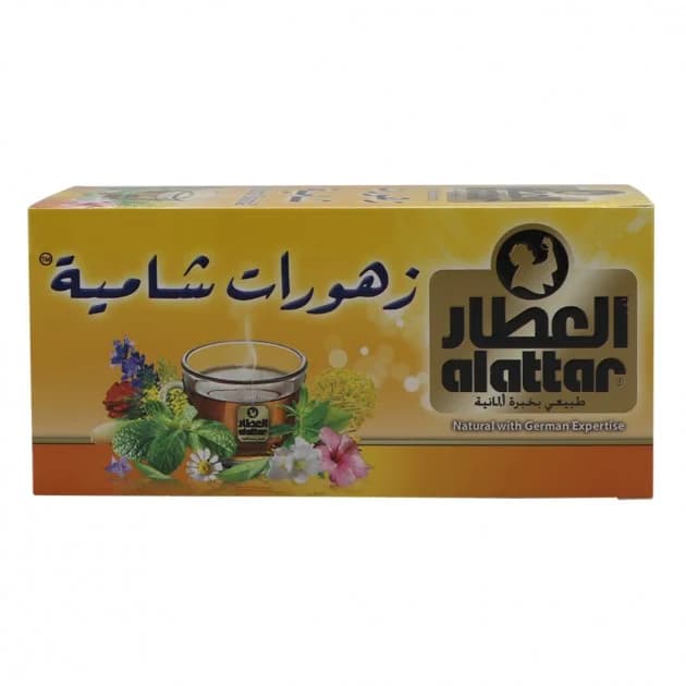 Al-Attar شاي زهورات شامية من العطار 20 كيس