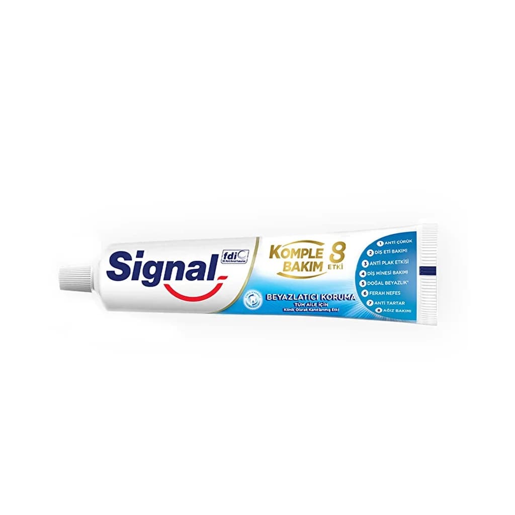 Signal معجون أسنان سيجنال كومبليت كير 8 تأثيرات للحماية والتبييض 75 مل
