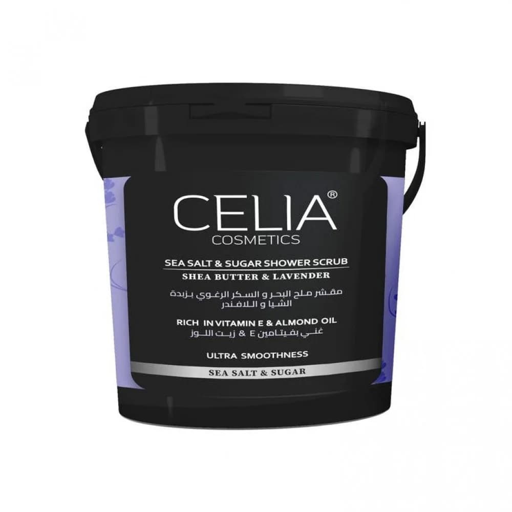 Celia مقشر الملح والسكر الرغوي اللافندر والشياء من سيليا 600 جرام
