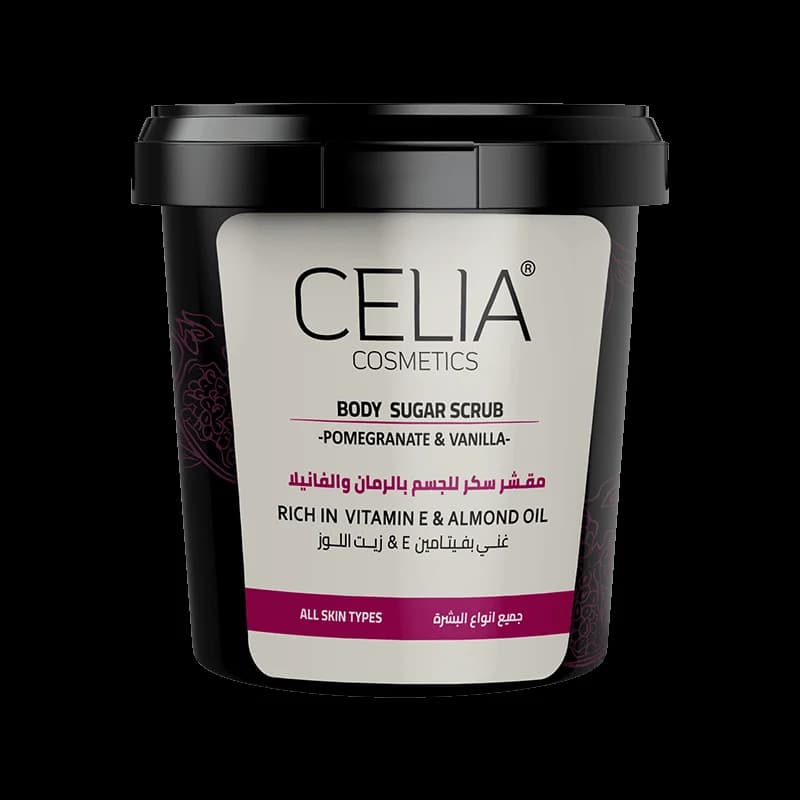 Celia مقشر سكر بالرمان والفانيليا 600 جرام من سيليا