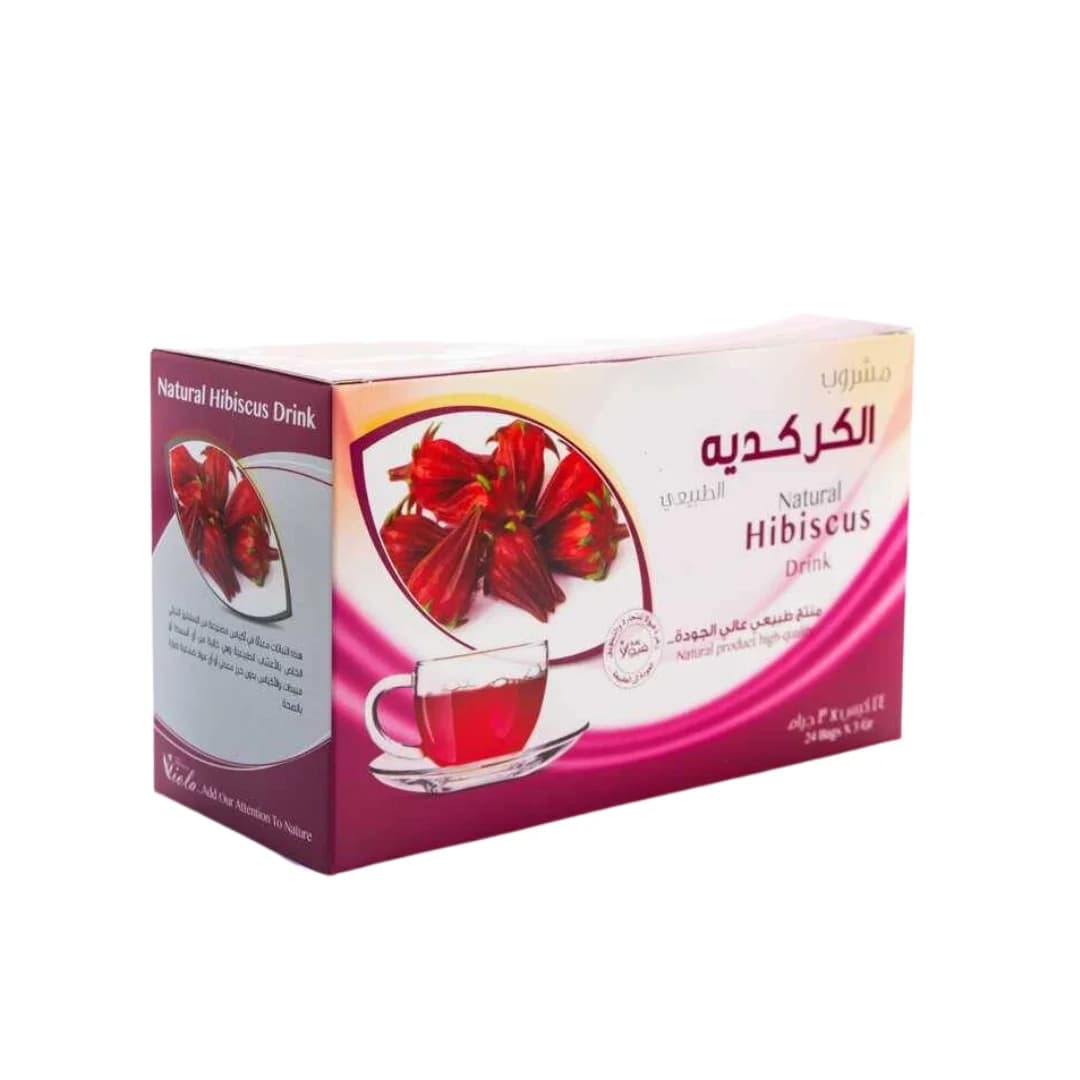 Viola Flower مشروب كركديه الطبيعي من فيولا فلاور 24 كيس