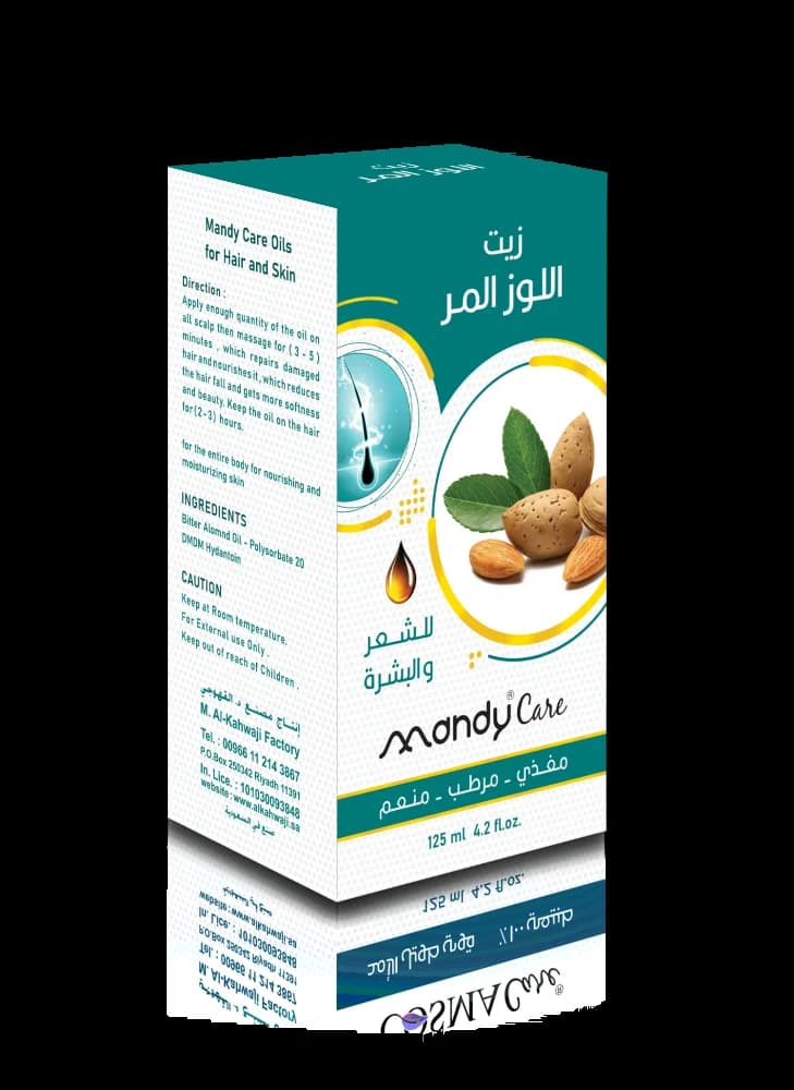 Mandy Care زيت اللوز المر للعناية من ماندي كير 125 مل