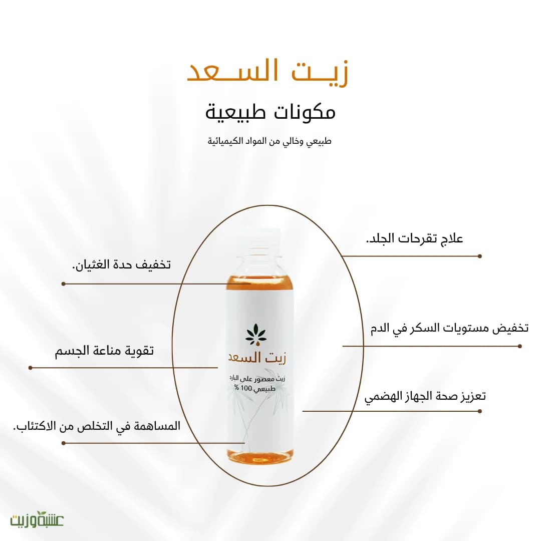 Herb and Oil زيت السعد من عشبة وزيت 250 مل