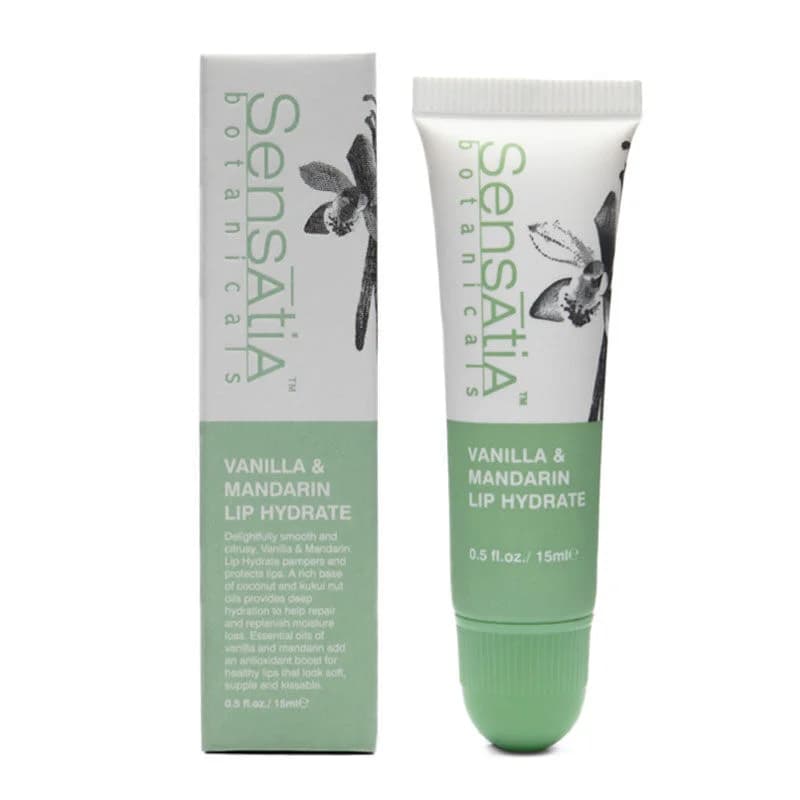 Sensatia Botanicals مرطب شفاه سينساتيا بوتانيكالز بنكهة الفانيليا واليوسفي 15 مل