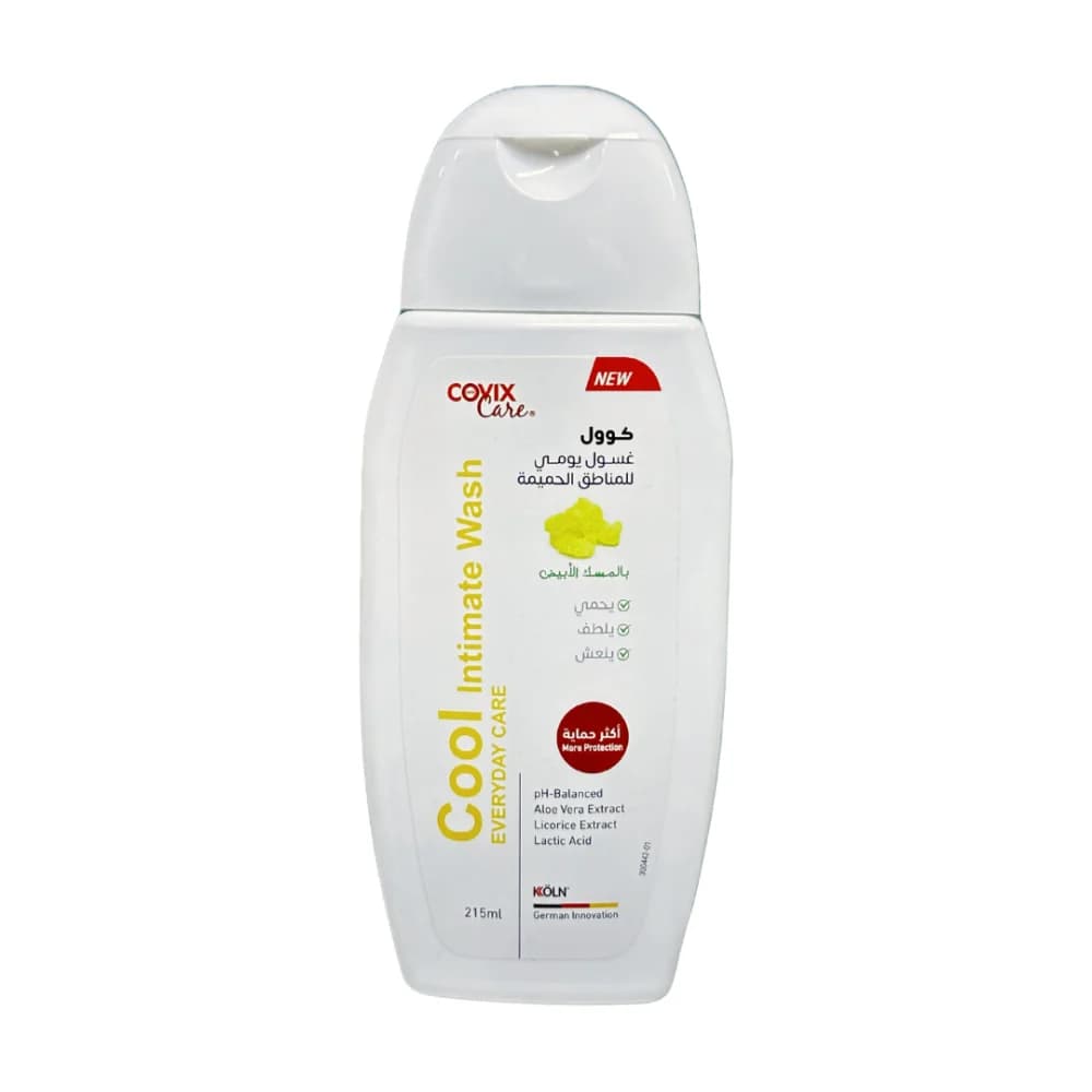 Covix Care غسول يومي للمناطق الحميمة بالمسك الأبيض من كوفيكس كير 215 مل