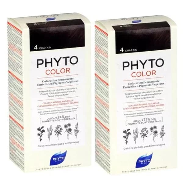 Phyto صبغة الشعر العشبية فيتو فيتوكولر 4 كستنائي خصم 40% على الثانية