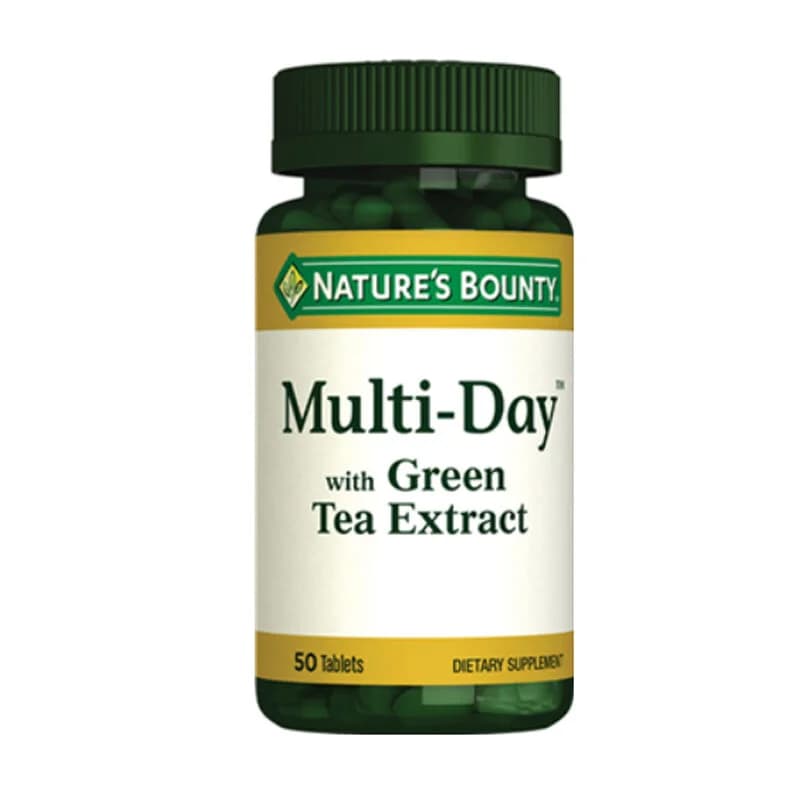 Nature's Bounty مكمل غذائي من مستخلص الشاي الأخضر متعدد الأيام من ناتشرز باونتي، 50 قرصًا