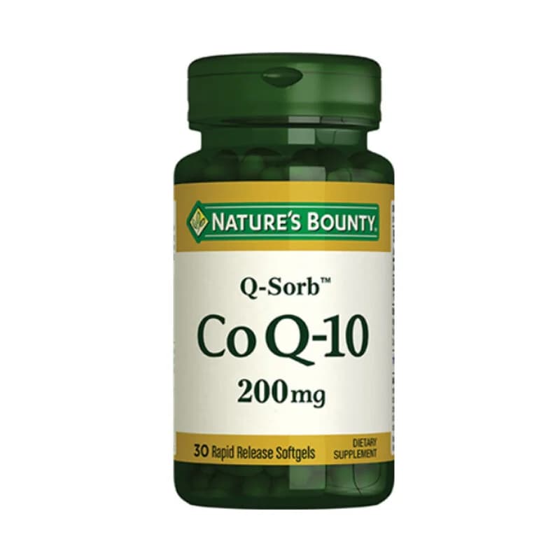 Nature's Bounty مكمل غذائي ناتشرز باونتي كوإنزيم كيو-10 بتركيز 200 ملغ، 30 كبسولة جيلاتينية