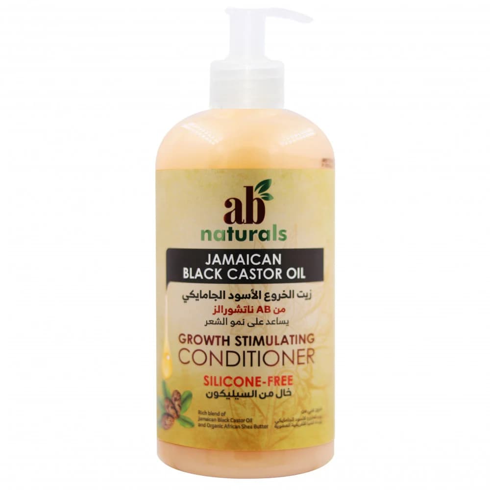 بلسم تحفيز نمو زيت الخروع الأسود الجامايكي 479 مل من ايه بي ناتشورالز AB Naturals