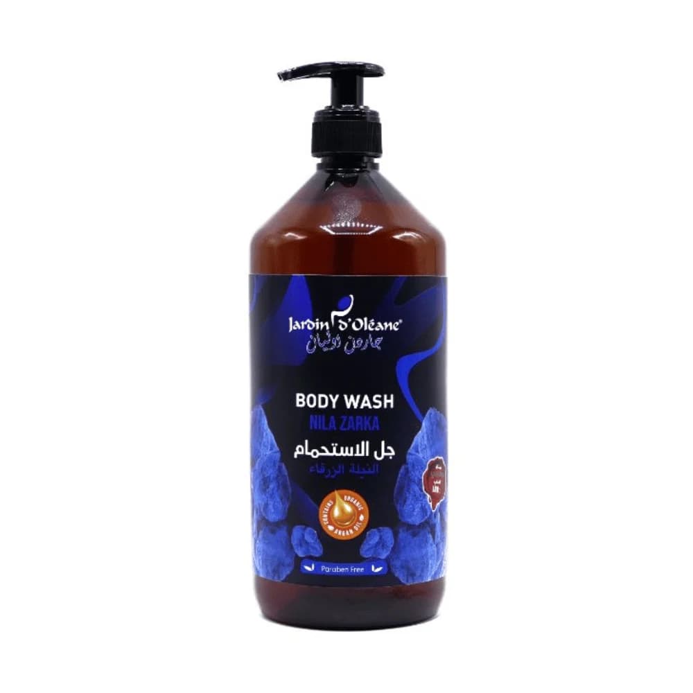 Jardin Oleane جل استحمام بالنيلة الزرقاء من جاردن اوليان 1 لتر