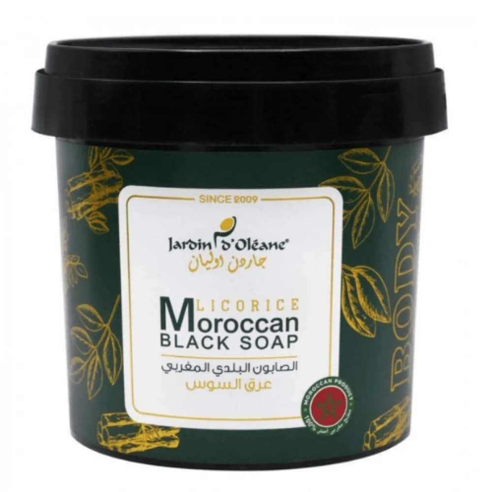 Jardin Oleane الصابون البلدي المغربي بـ عرق السوس من جاردن اوليان 500 جرام