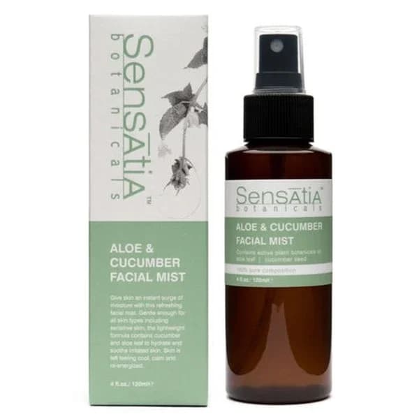 Sensatia Botanicals بخاخ للوجه بخلاصة الصبار والخيار من سينساتيا بوتانيكالز، 120 مل