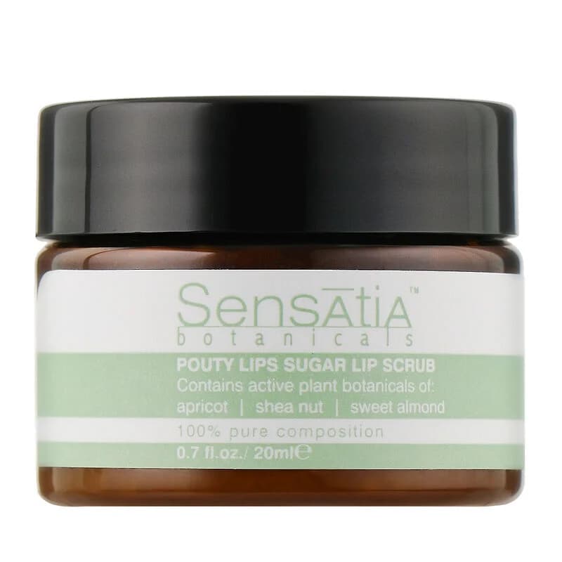 Sensatia Botanicals مقشر الشفاه بالسكر من سينساتيا بوتانيكالز بوتي ليبس 20 مل