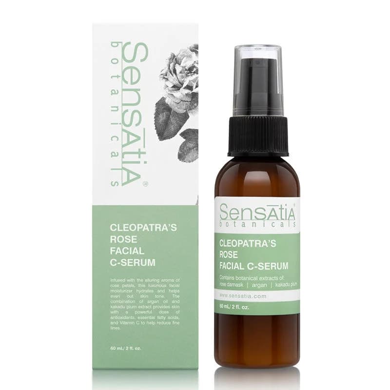 Sensatia Botanicals سيروم فيتامين سي برائحة وردة كليوباترا من سينساتيا بوتانيكالز، 60 مل