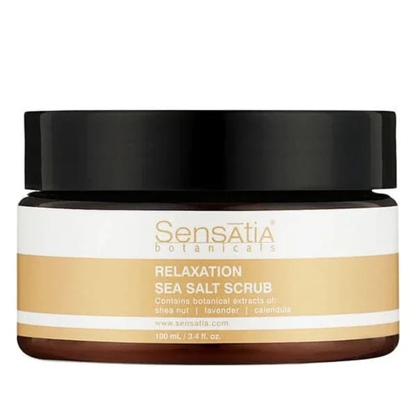 Sensatia Botanicals مقشر ملح البحر للاسترخاء من سينساتيا بوتانيكالز ١٠٠ مل
