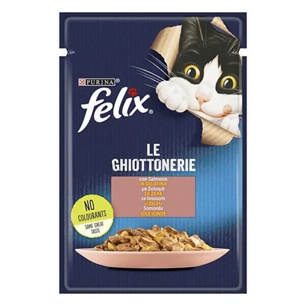 Felix طعام قطط فيليكس سمك السلمون الطازج 85 جرام
