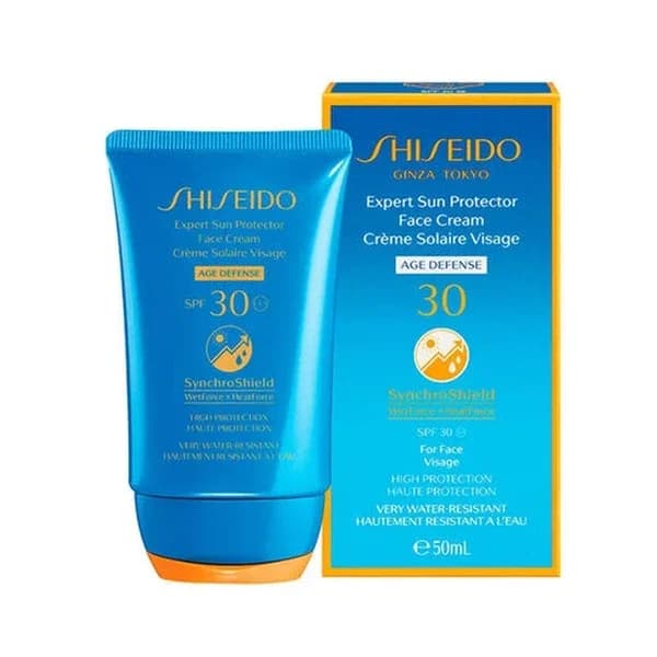 Shiseido كريم شيسيدو الخبير للحماية من الشمس بعامل حماية 30 50 مل للعناية بالوجه