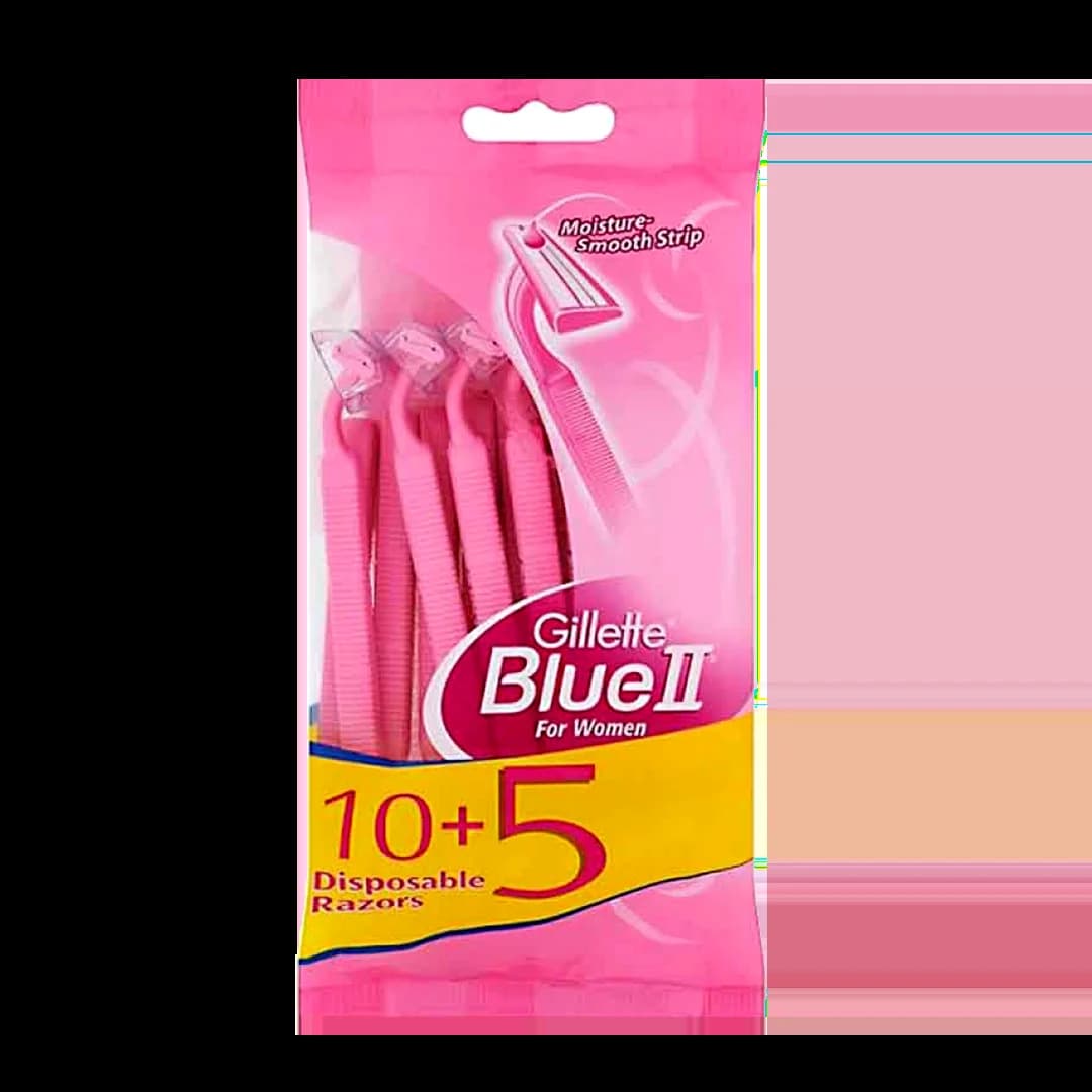 Gillette شفرات حلاقة نسائية جيليت بلو من جيليت 10+5