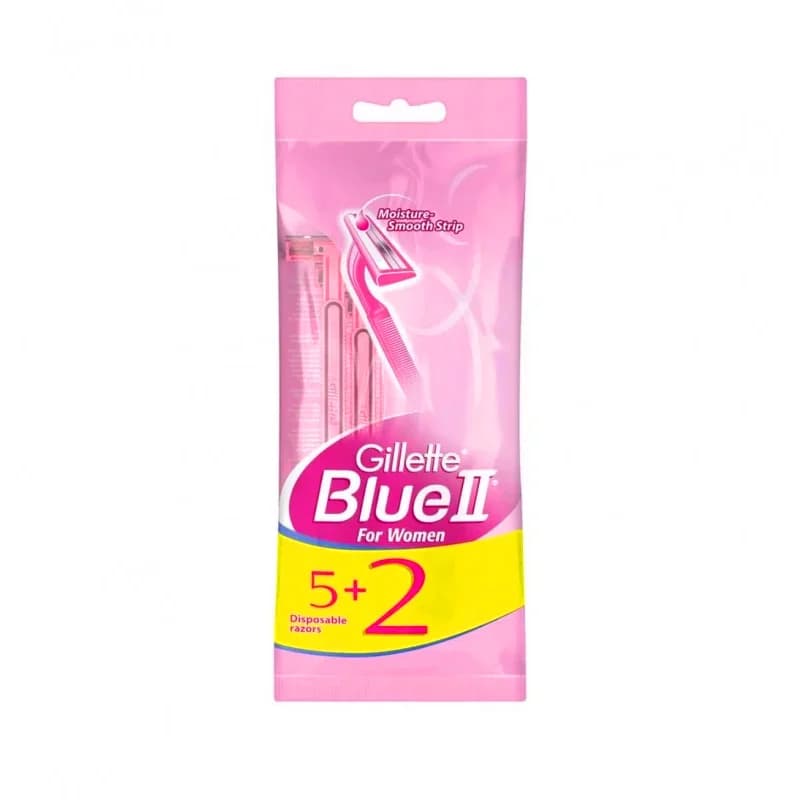 Gillette شفرات حلاقة نسائية بلو من جيليت 5+2