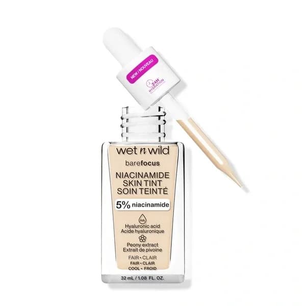 Wet n Wild كريم أساس نياسيناميد للبشرة من ويت آند وايلد فير جلو