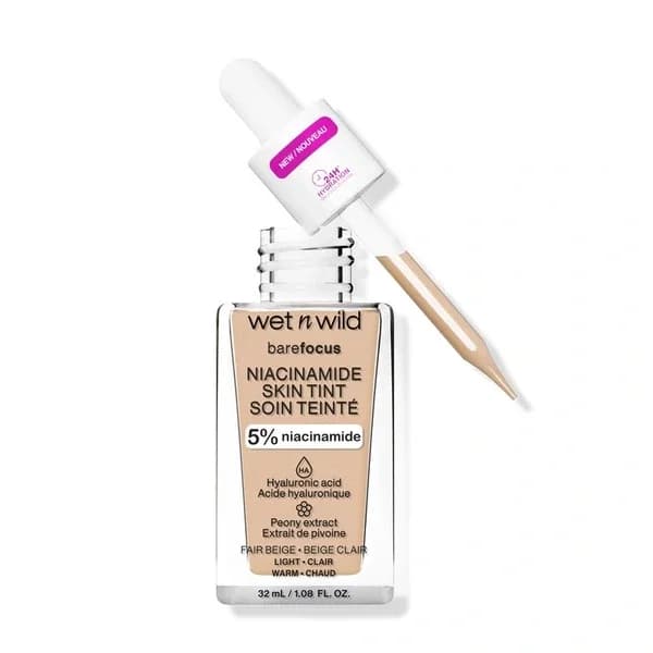 Wet n Wild كريم أساس نياسيناميد سكين تينت من ويت أند وايلد لون بيج فاتح