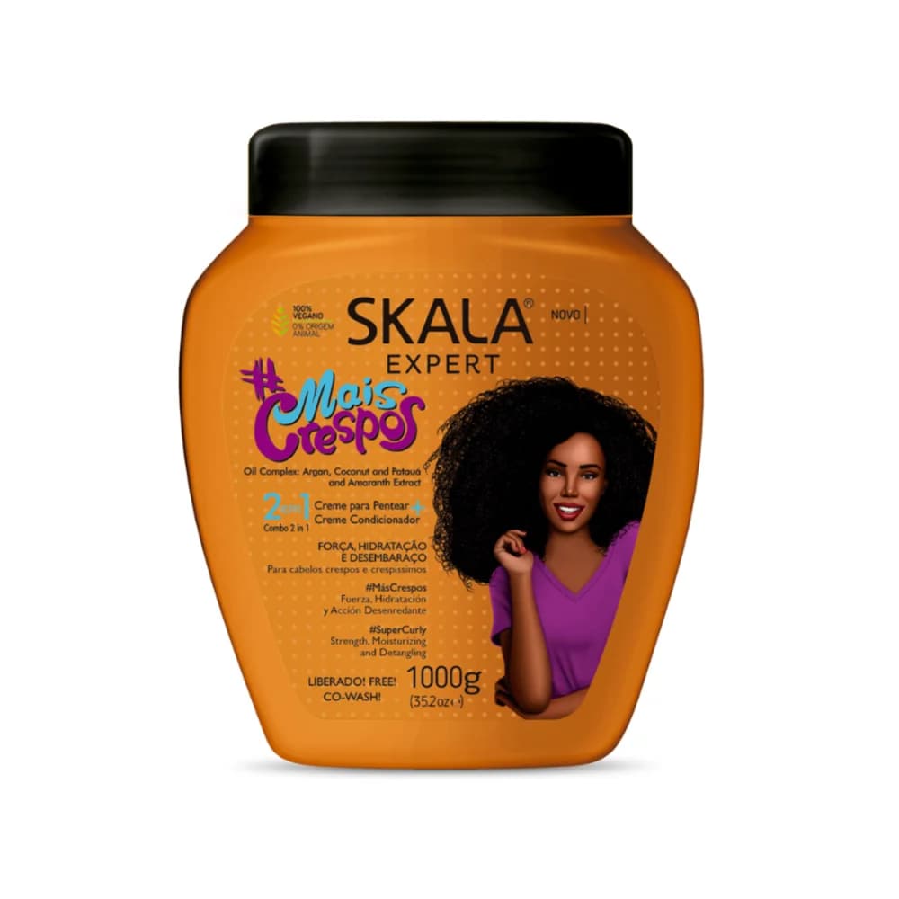 Skala Expert كريم وبلسم كريسبو بزيت الارغان وجوز الهند وفيتامين اي للشعر من سكالا اكسبرت 1000 جرام