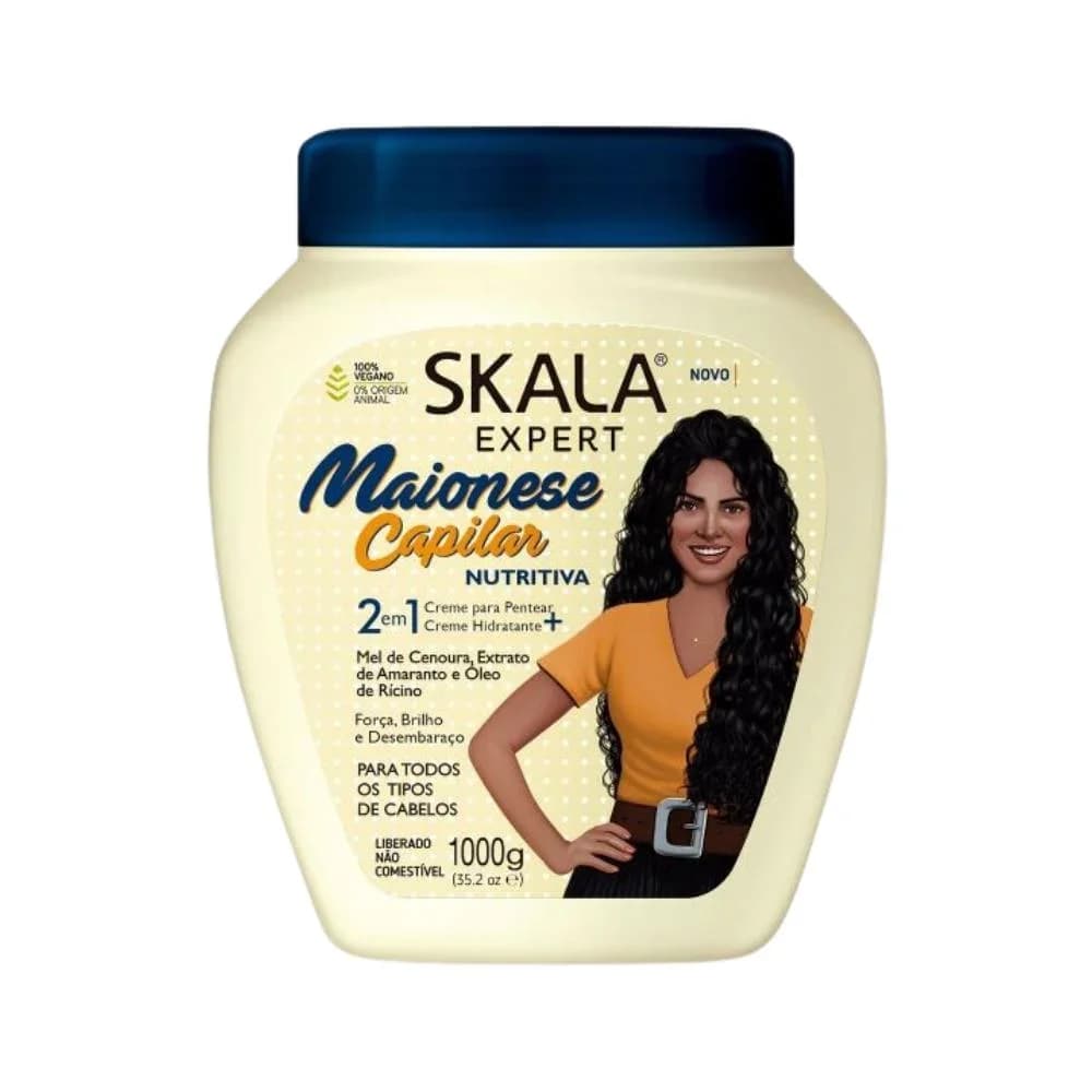 Skala Expert كريم علاجي للشعر الداكن بالطين الاسود من سكالا اكسبرت 1000 جرام