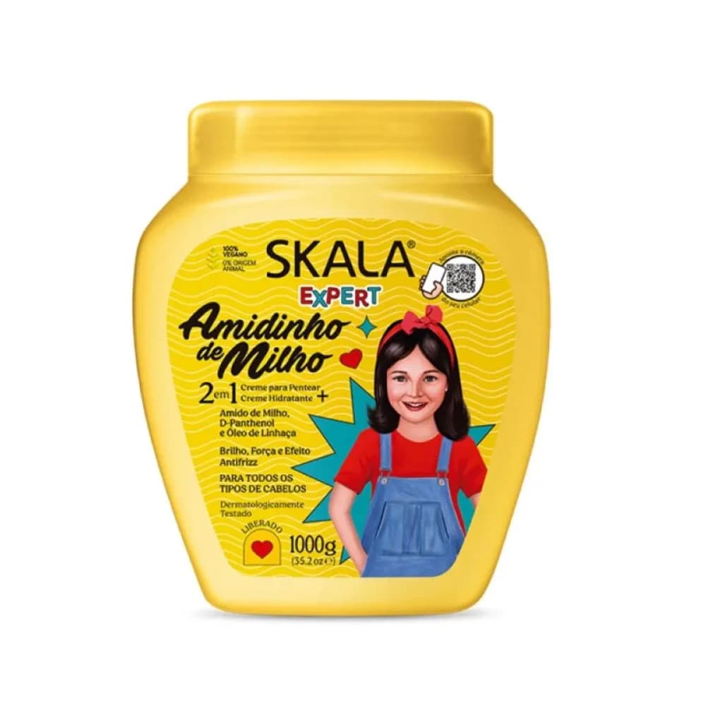 Skala Expert كريم أميدينهو دي ميلهو لترطيب وتقوية شعر الأطفال من سكالا 1000 جرام