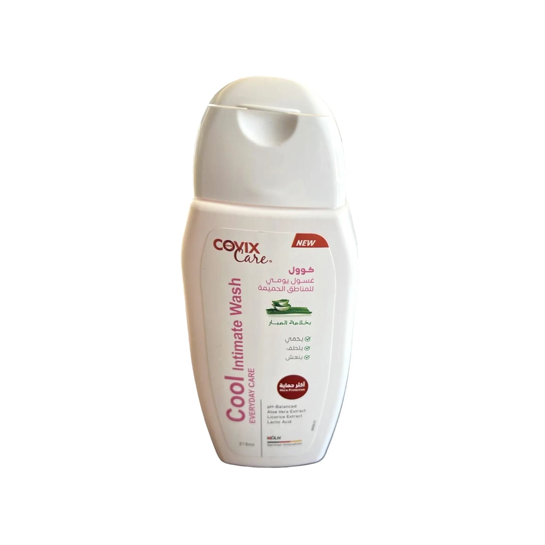 غسول مهبلي بارد بالألوة فيرا 215 مل من كوفكس كير Covix Care