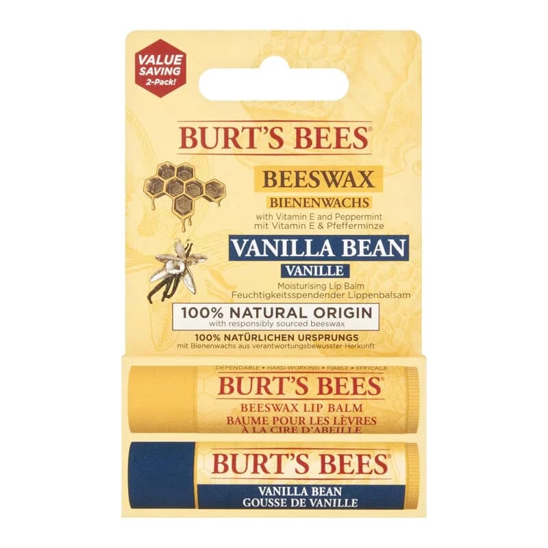 طقم بلسم شفاه 2 × 4.25 غرام من بورتس بيز Burt's Bees