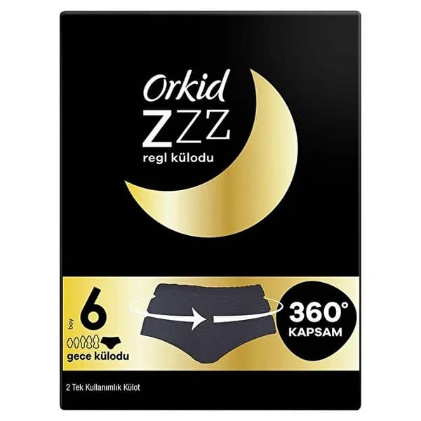 Orkid سراويل أوركيد الليلية للحيض، 6 مقاس 2