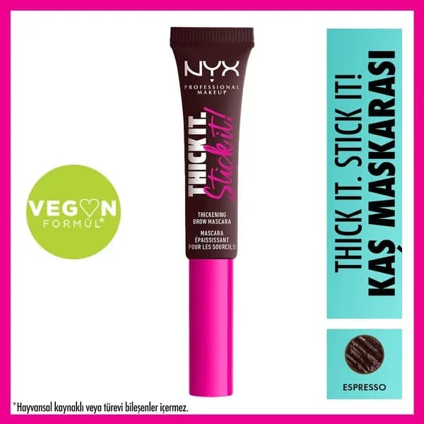 NYX ماسكارا الحواجب تيك إت ستيك إت من نيكس بروفيشنال ميك أب إسبريسو