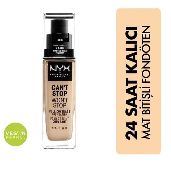 ف foundation 24 ساعة نود من نيكس NYX