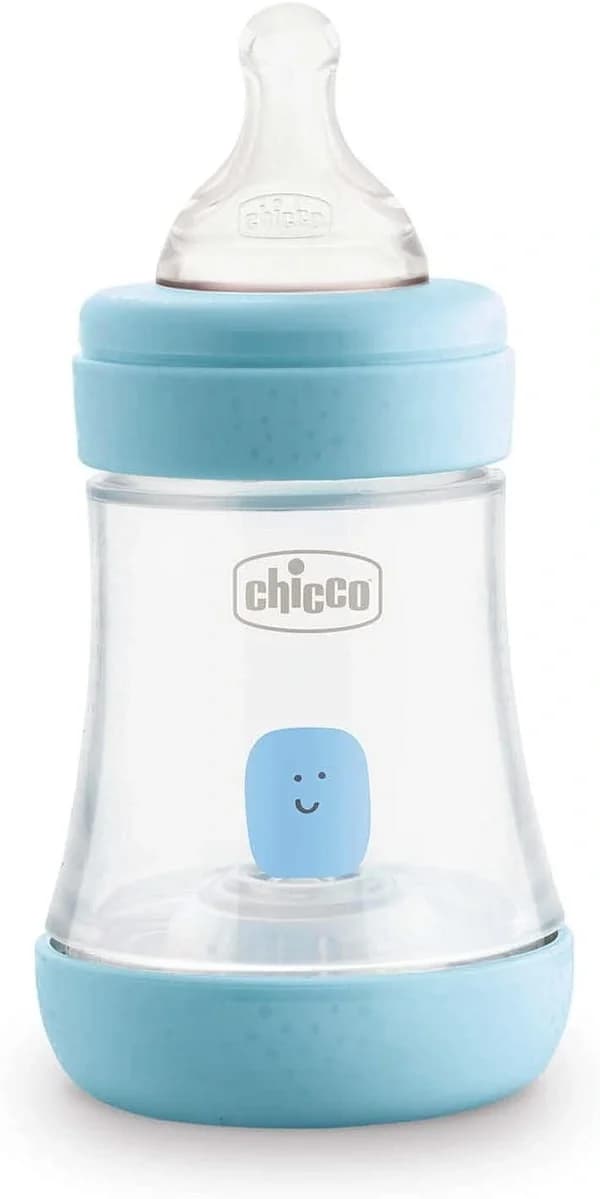زجاجة رضاعة 150 مل زرقاء من شيكو Chicco