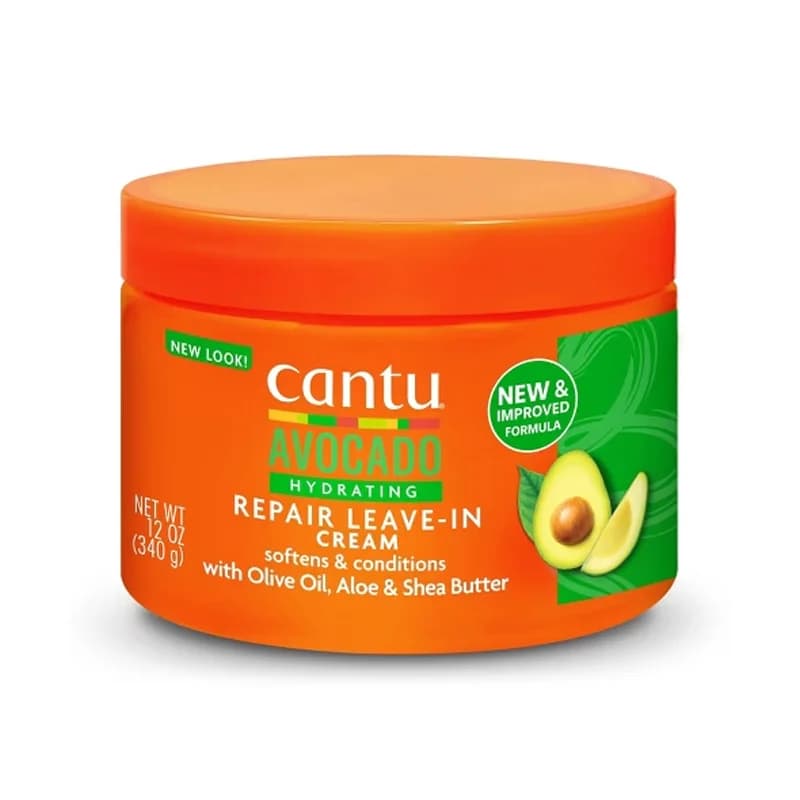 Cantu كريم اصلاح مرطب بالافوكادو يترك على الشعر من كانتو 340 جرام