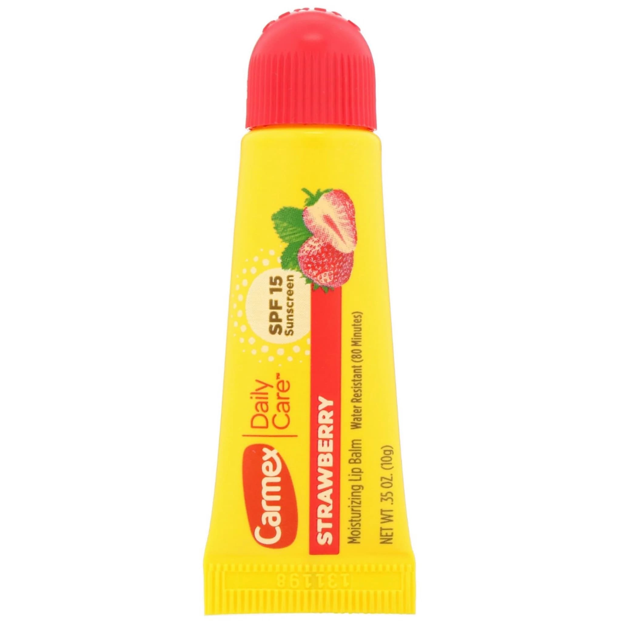 Carmex مرطب شفاه كارمكس بنكهة الفراولة بعامل حماية من الشمس ١٥ ١٠ غرام