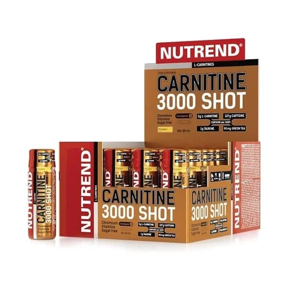 Nutrend نوتريند كارنيتين شوت 3000 شوت 20 أمبولة