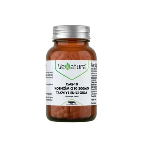 مكمل كوانزيم كيو 10 200 ملغ 30 كبسولة من في ناتورا VeNatura