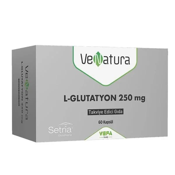 VeNatura فيناتورا الجلوتاثيون 250 مجم 60 كبسولة رخوة