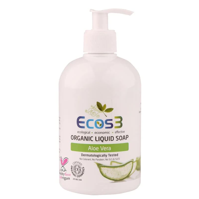 Ecos3 صابون سائل عضوي بخلاصة الصبار من إيكوس 3، 500 مل