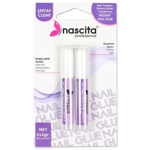 Nascita لاصق أظافر صناعية شفاف من ناسيتا