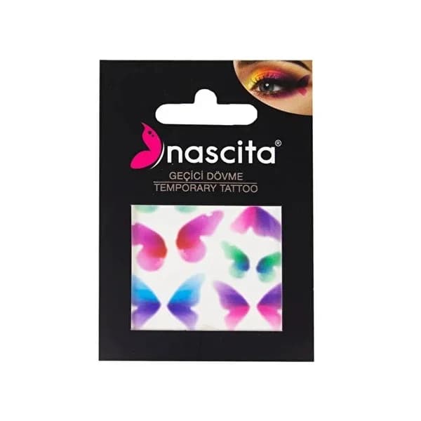 Nascita وشم الفراشة المؤقت ناسيتا 02 قطعة واحدة