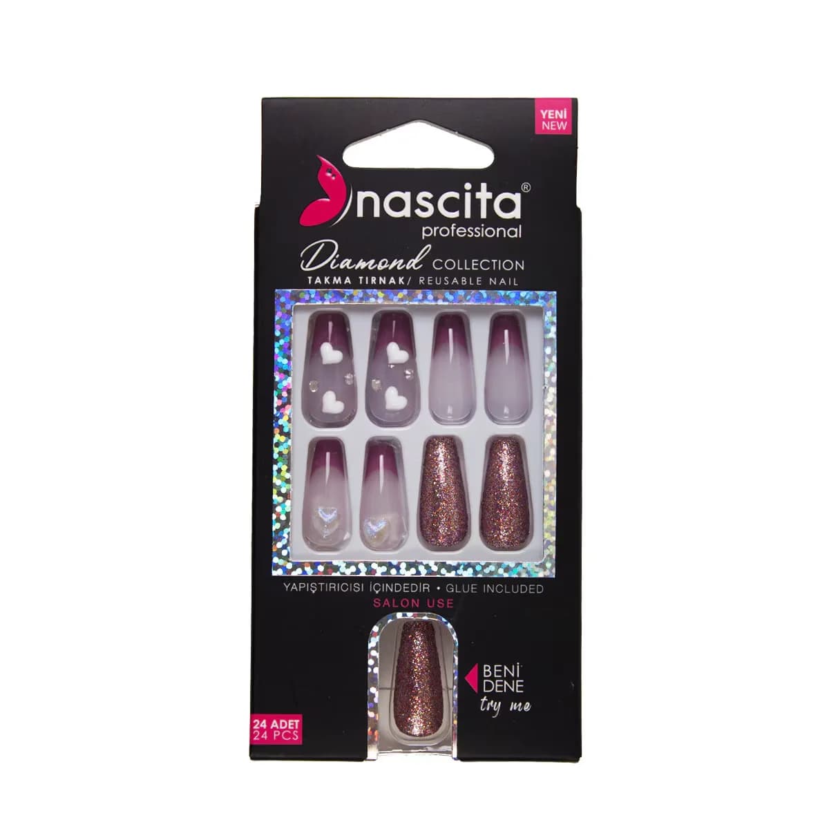 أظافر صناعية ماسية S268 من ناسيتا Nascita