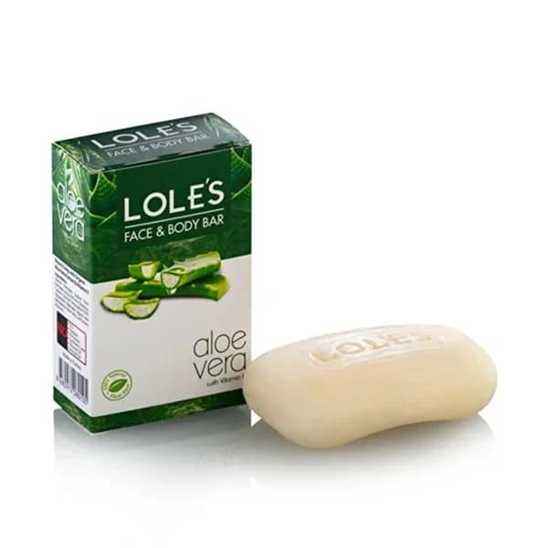 Lole's صابون لولز العضوي بخلاصة الصبار والزيوت الطبيعية، 100 غرام