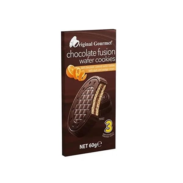 Original Gourmet كوكيز الويفر الأصلي ذو النكهة الذواقة الداكنة 60 غرام