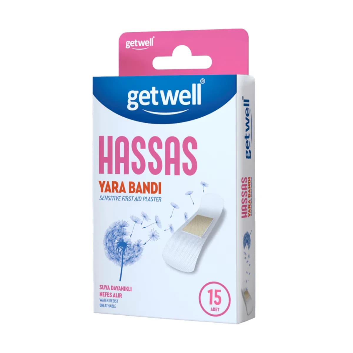 Getwell ضمادة جيتويل الحساسة 15 قطعة