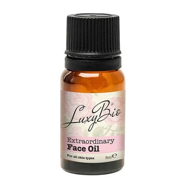 Luxy Bio زيت الوجه الفاخر برائحة الورد الحيوي 5 مل